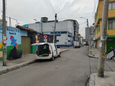 Casas circundantes del colegio-