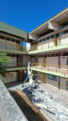 Así quedó nuestro colegio