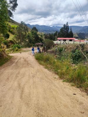 Camino a la escuela