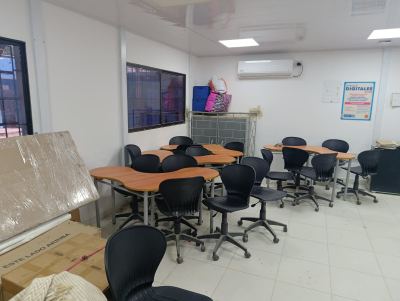 Aula de informática.