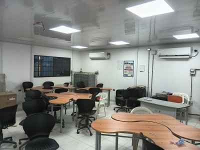 Aula de informática.