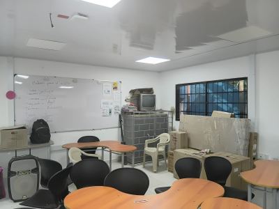 Aula de informática.