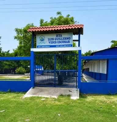 Fachada principal de la Institución Educativa Tecnica Agropecuria Luis Guillermo Vides Escolar